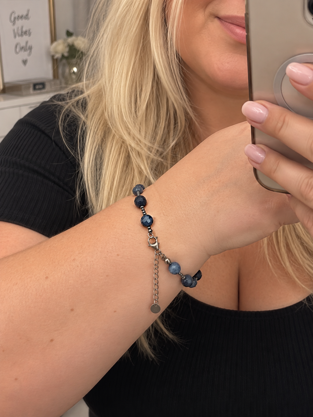 Bracelet Bleu minérale✨
