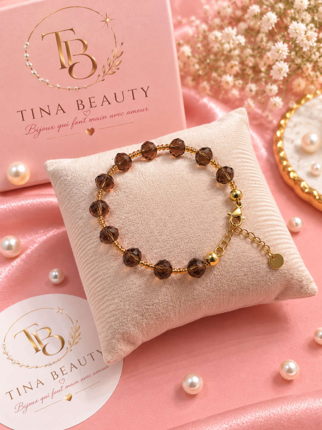 Bracelet Éclat d'ambre✨