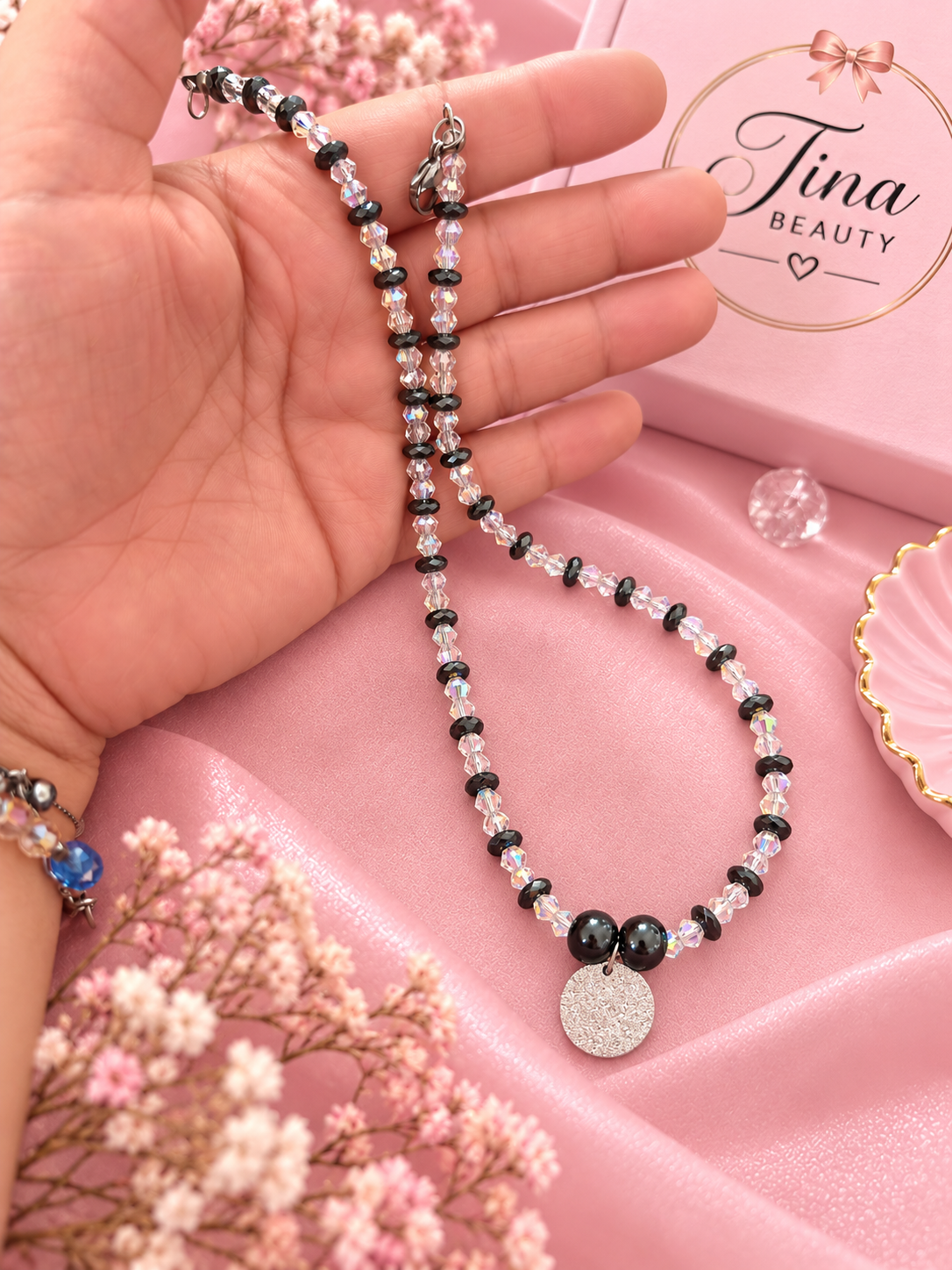 Collier Éclat Anthracite ✨