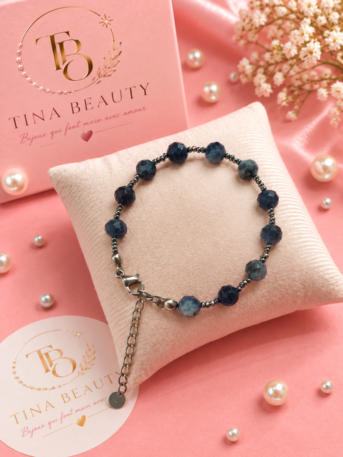 Bracelet Bleu minérale✨