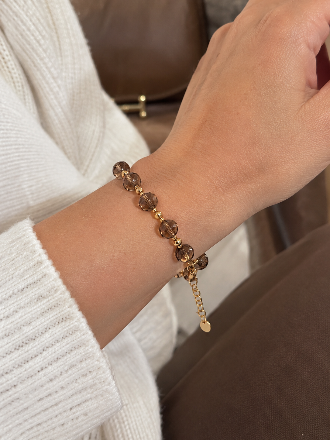 Bracelet Éclat d'ambre✨