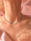 Collier éclat bleu