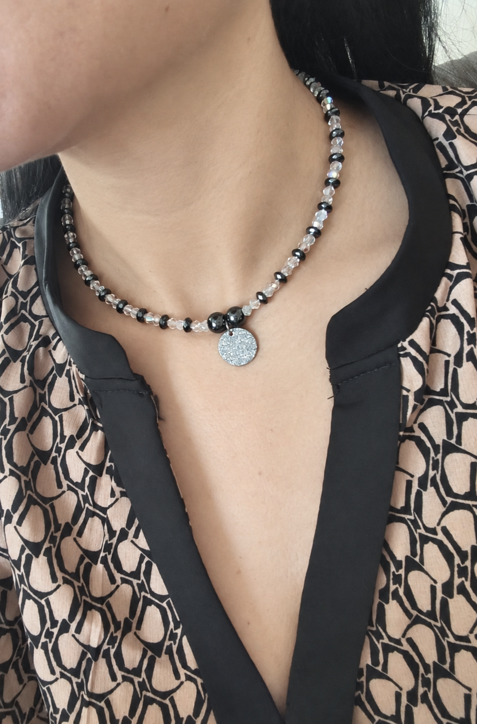 Collier Éclat Anthracite ✨